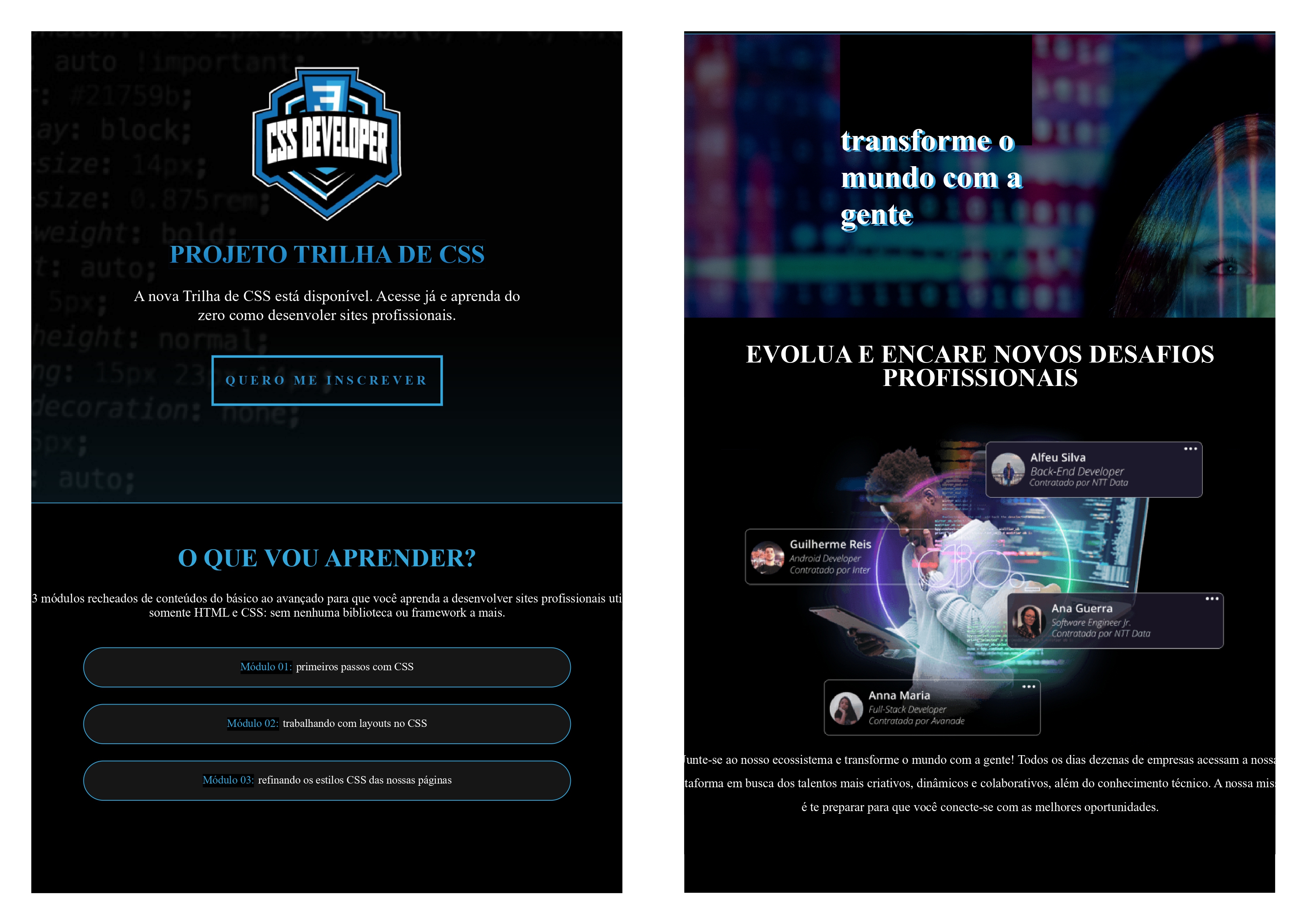 Landing Page Project